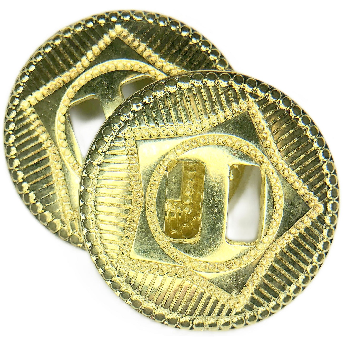 Conchos - Gold (PAIR)